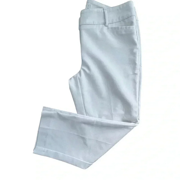 New York and Company Women's Size 6 White 3 quarter Capri Pants business causal - Picture 7 of 11